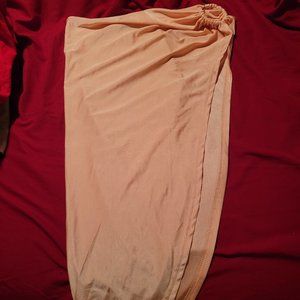 One Shoulder Top & O-ring Asymmetric Skirt